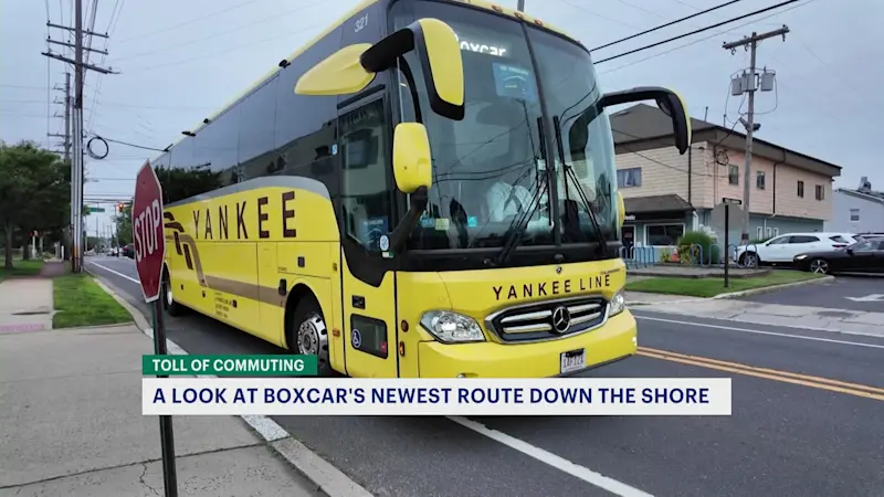 Story image: Toll of Commuting: Boxcar tests out Jersey Shore commute from Manhattan