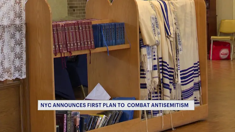 Story image: Mamdani unveils strategy to combat antisemitism, including synagogue security funding and Holocaust education investments