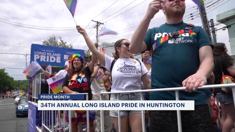 Story image: Parade and performances highlight 'Long Island Pride' celebration in Huntington Village