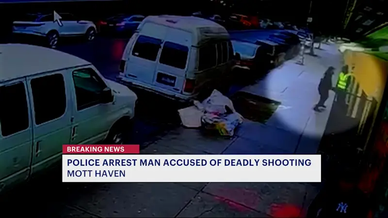 Story image: Man arrested for fatal shooting of Bronx father 