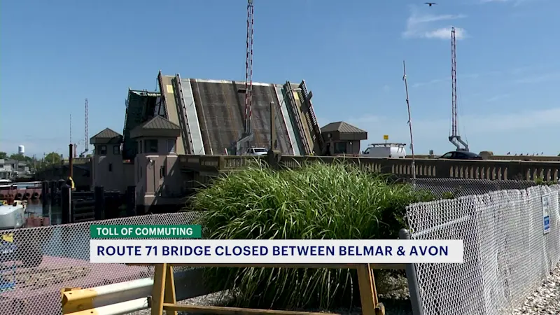 Story image: Toll of Commuting: What’s next for Belmar and Avon’s Route 71 drawbridge repairs?