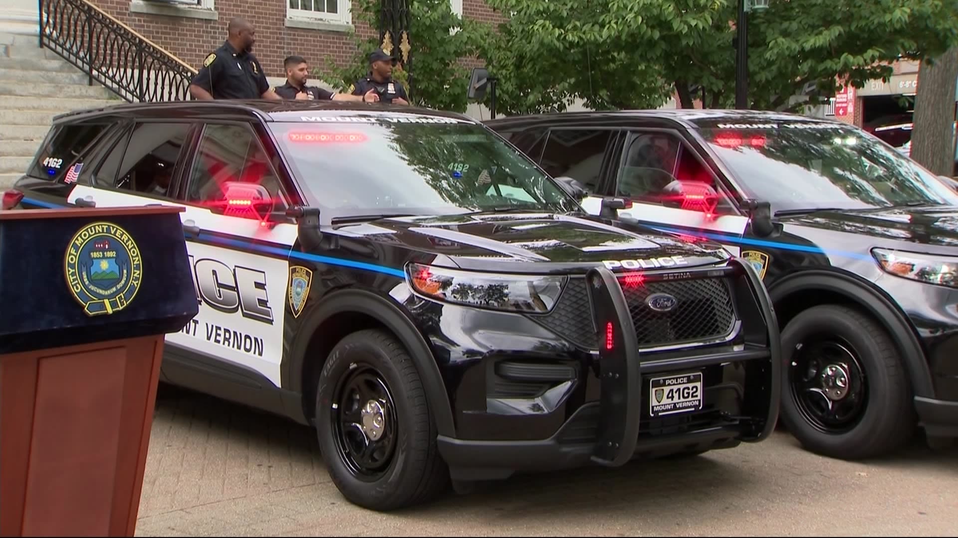 Mount Vernon PD unveils new hybrid police vehicles