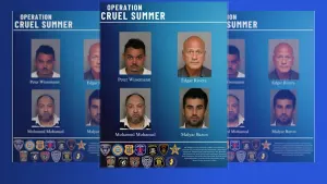 ‘Operation Cruel Summer’ nets 4 arrests in Middlesex County