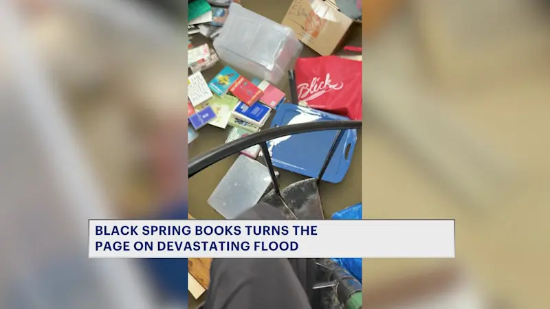Story image: Black Spring Vintage Books seeks to recover after devastating flood