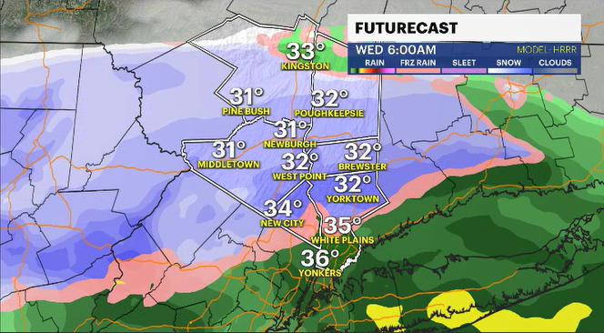 Story image: STORM WATCH: First measurable snow possible overnight in the Hudson Valley