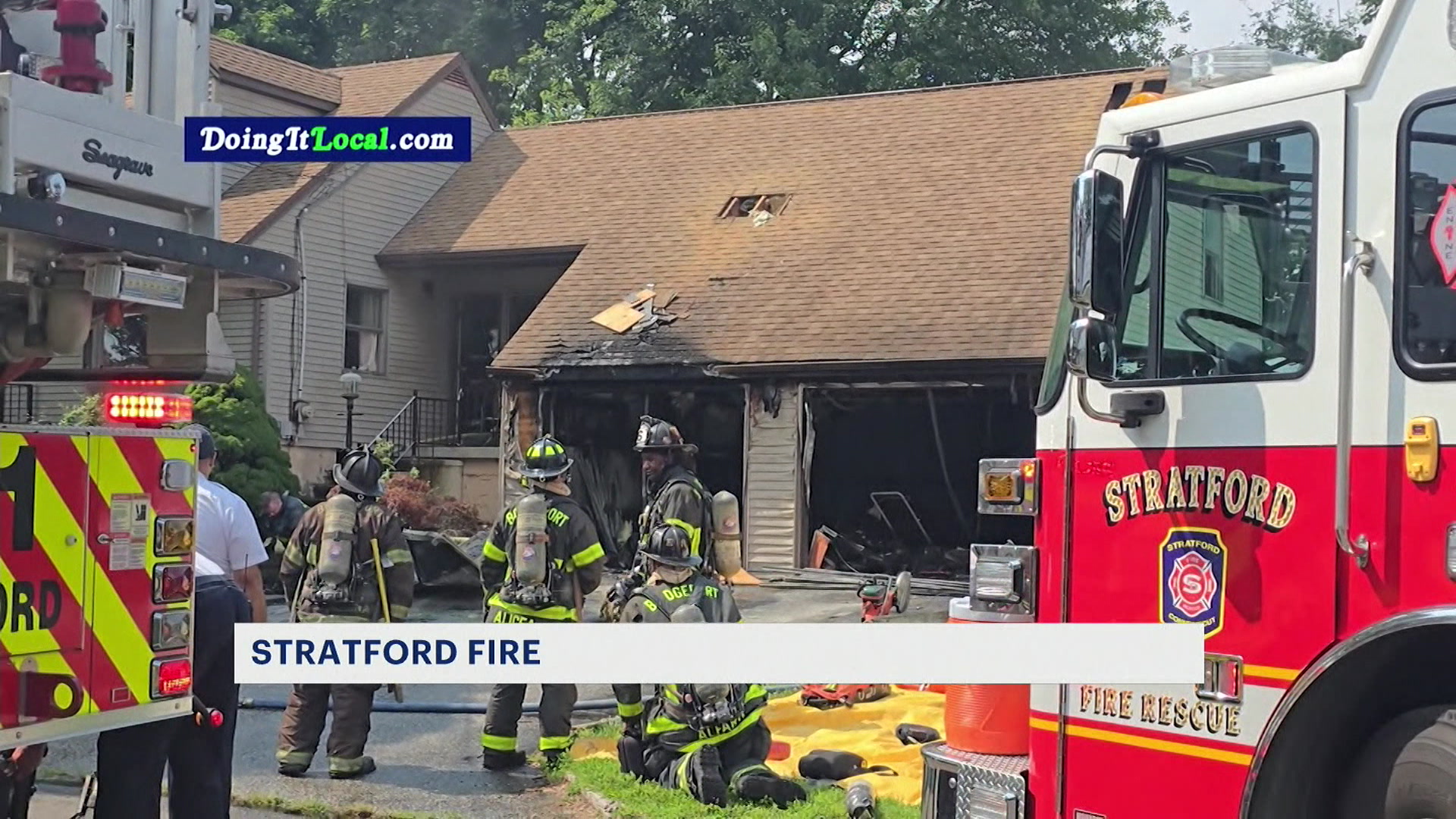 Stfd Fire News 12 | Connecticut | Officials Attached Garage Basement Damaged In ...