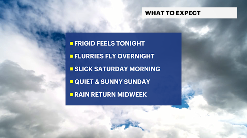 Story image: A frigid feel followed by light flurries in The Bronx