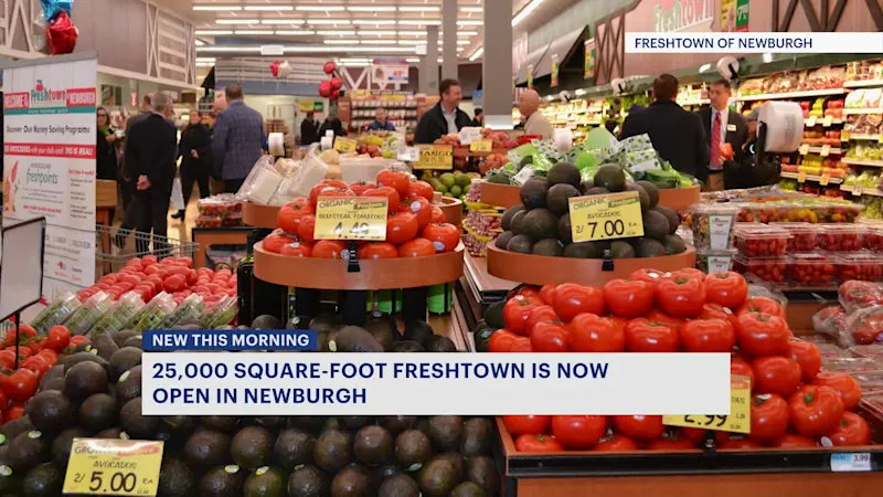 Story image: New Freshtown Supermarket opens in Newburgh, creates 75 jobs