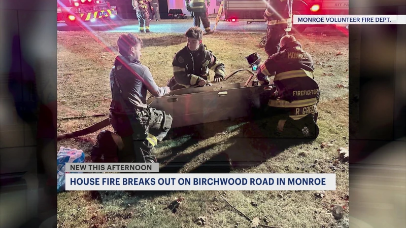 Story image: Monroe FD: Closed door prevented ‘significant’ house fire damage