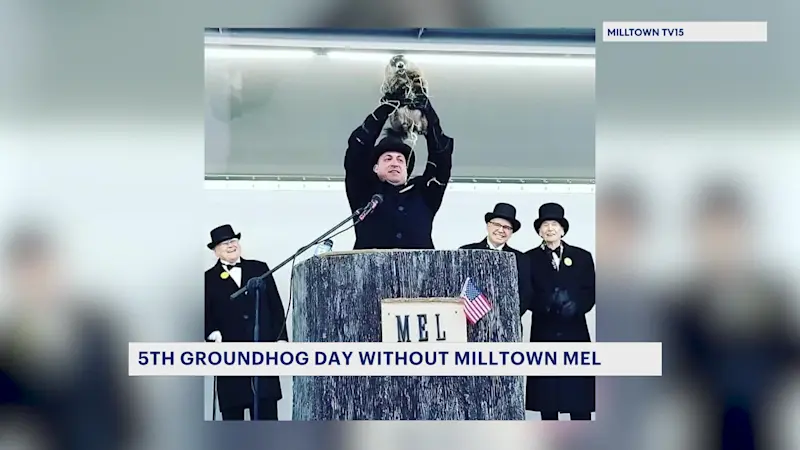 Story image: Milltown Mel’s Groundhog Day appearance canceled for 5th year in a row