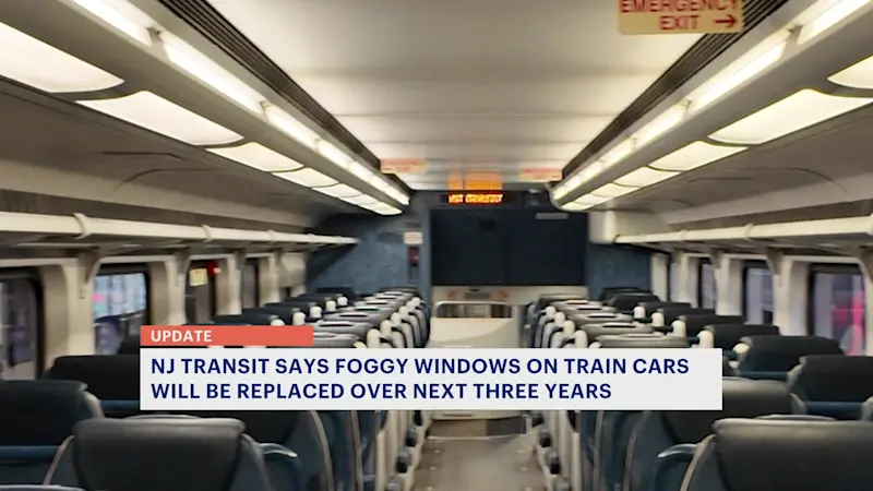 Story image: NJ Transit: Replacement of foggy train windows to be completed earlier than expected