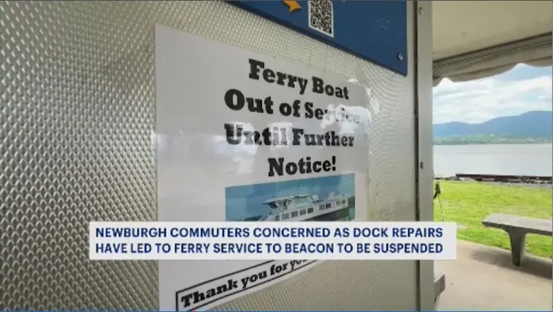 Story image: ‘I don’t understand why they’re not doing something about it.’  Newburgh ferry commuters urge MTA to fix broken dock