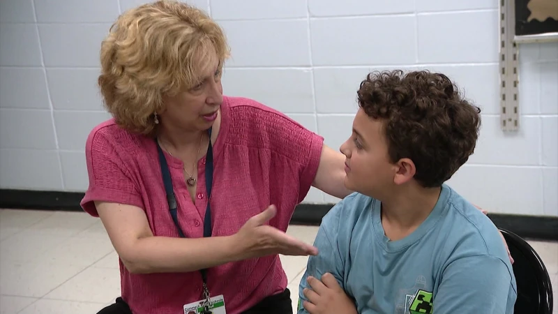 Story image: Commack school monitor uses Heimlich maneuver to save choking third grader 