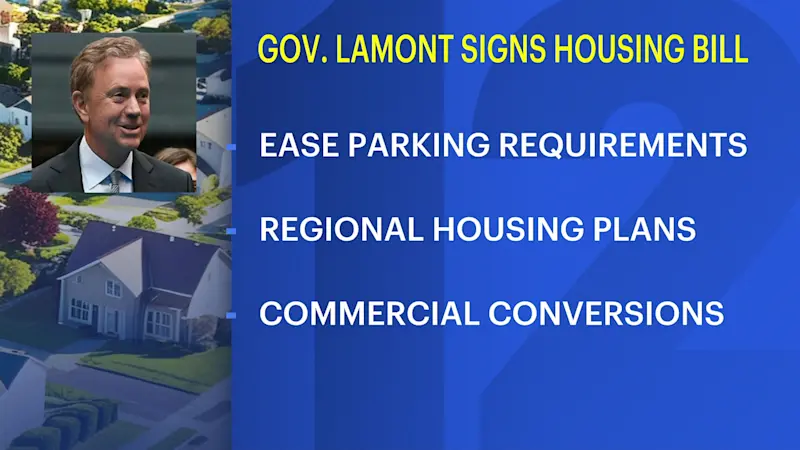 Story image: Lamont signs sweeping housing bill