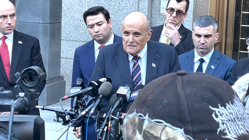 Story image: Giuliani faces court over $145M defamation judgment, accuses case of being 'political persecution'