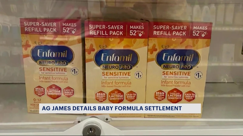 Story image: Settlement reached between NY attorney general, Walgreens over baby formula shortage
