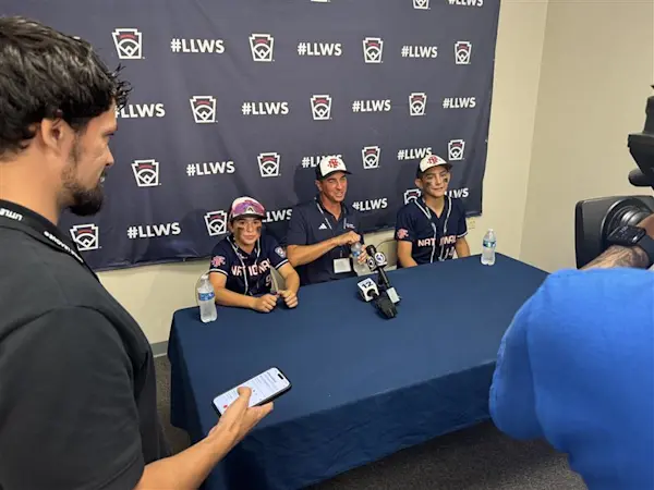 Story image: ‘Heart is still pounding.’ Fairfield National advances to title game; 1 win away from Little League World Series
