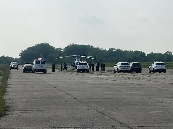 Story image: NYPD: Helicopter makes emergency landing at Floyd Bennett Field