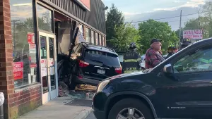 Police: 4 hospitalized after SUV crashes into store in West Babylon