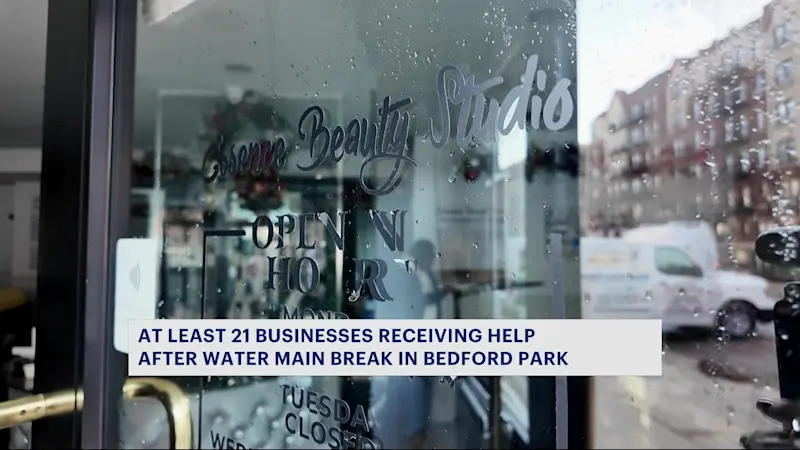 Story image: Small Business Services supports 21 commercial spaces after water main break 