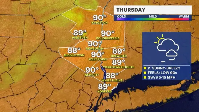 Story image: Summer surge on the way across the Hudson Valley