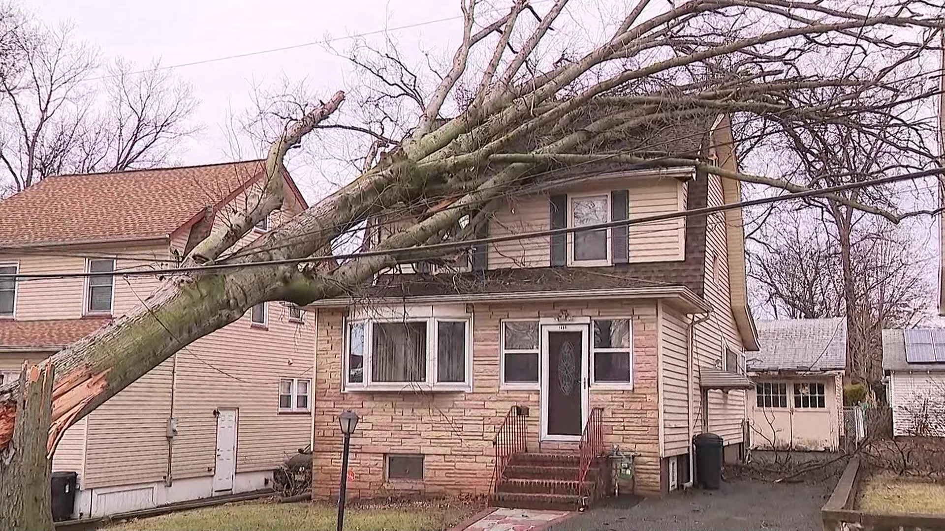 Stormy weather causes damage, power outages across New Jersey