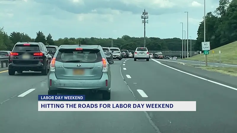 Story image: Thousands hit the roadways to visit the Jersey Shore for Labor Day weekend