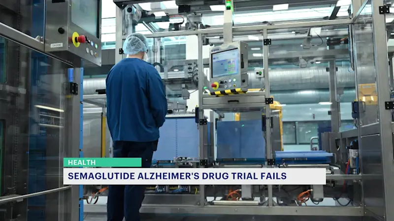 Story image: Drug trial using Ozempic's active ingredient to slow Alzheimer's fails