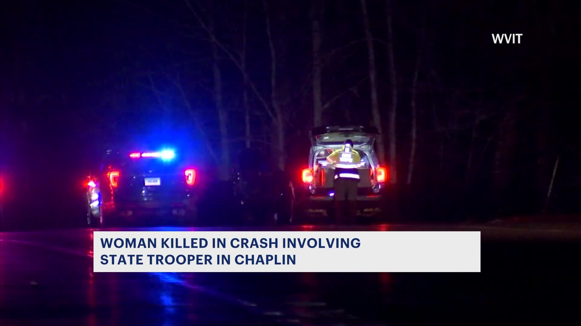 Woman killed in headon crash with state trooper on Route 6