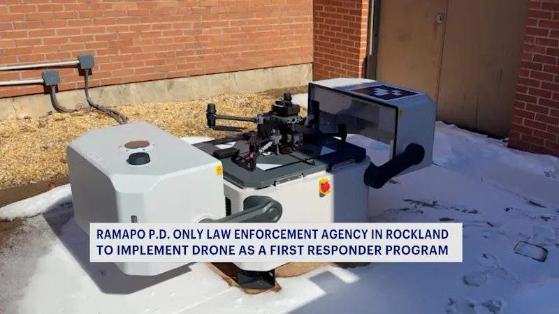 Story image: Ramapo police implement drone as a first responder program