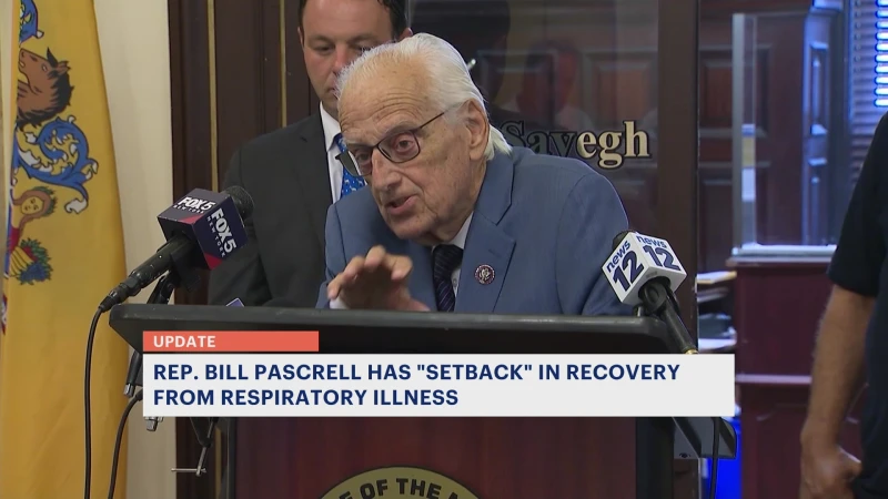 Story image: Rep. Bill Pascrell has 'setback' in recovery from respiratory illness
