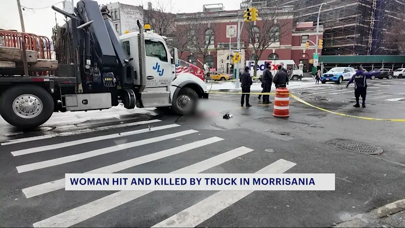 Story image: Police: 59-year-old pedestrian fatally struck by truck in Morrisania