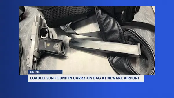 Police: Loaded gun found in man’s carry-on bag at Newark Airport