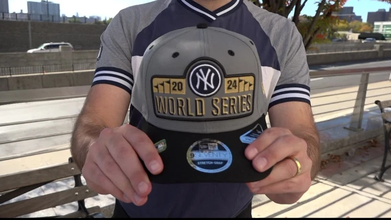 Story image: 15 years in the making: Exuberant fans get official gear at Yankee Stadium ahead of Fall Classic