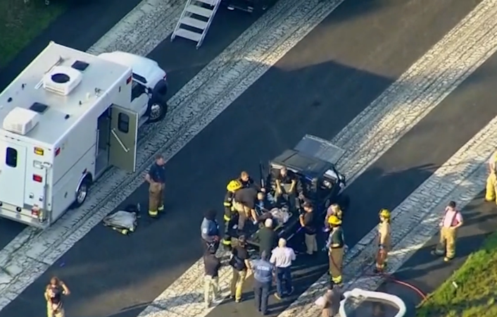 Story image: 8 remain hospitalized from skydiving plane's crash shortly after takeoff in NJ