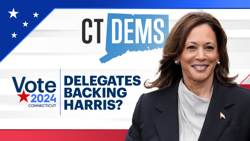 Story image: CT Democratic delegates back Harris