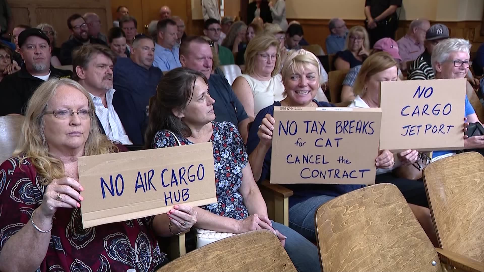 Residents question proposed plan to redevelop Enterprise Park at Calverton