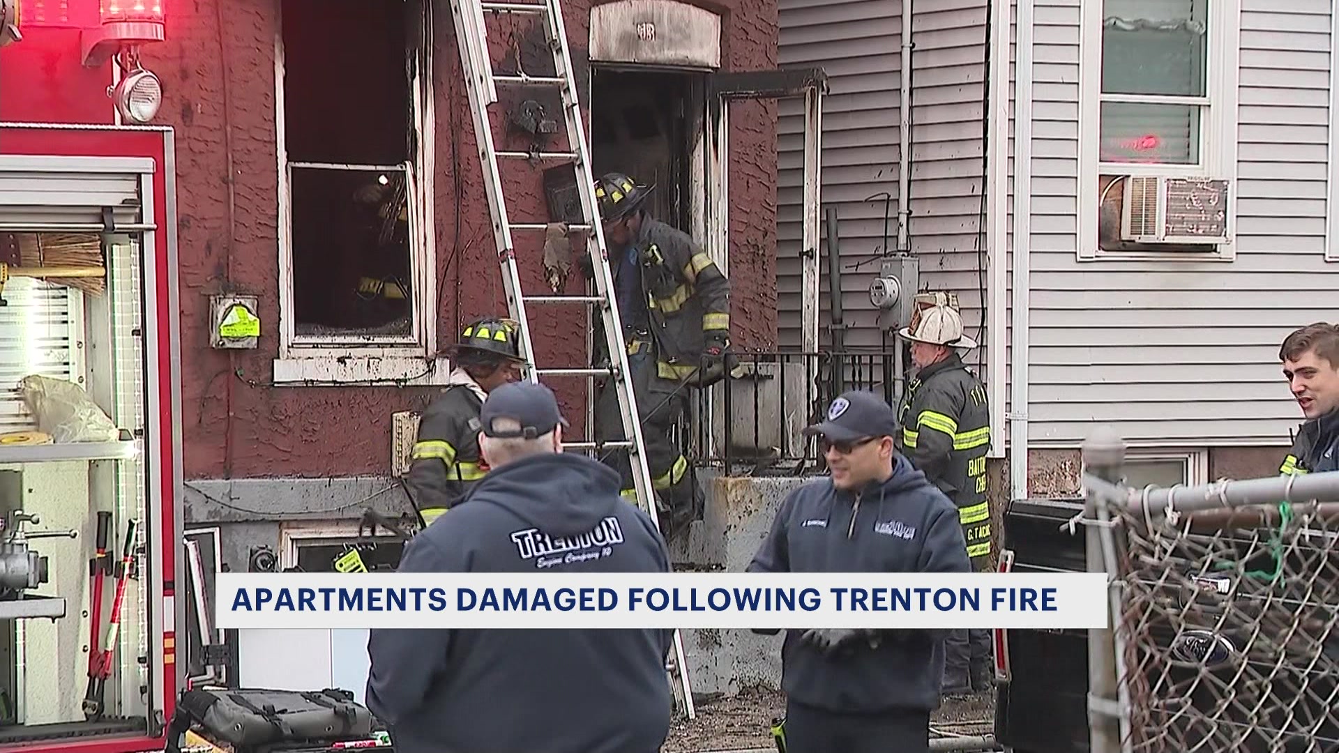 Trenton Apartment Fire Sends Firefighter To Hospital, Displaces Family ...