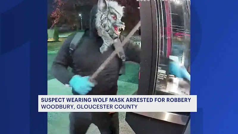 Story image: Man accused of robbing Woodbury business in wolf mask faces slew of charges