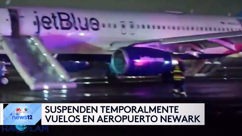 Story image: Univision 41 News Brief: Suspenden temporalmente vuelos en aeropuerto Newark