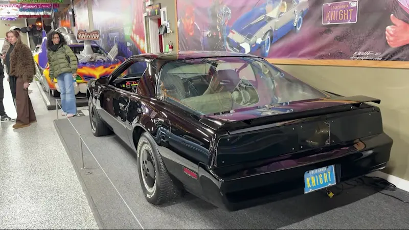 Story image: Illinois Museum says 'Knight Rider' prop car has not moved in a decade, but received a speeding ticket in Brooklyn