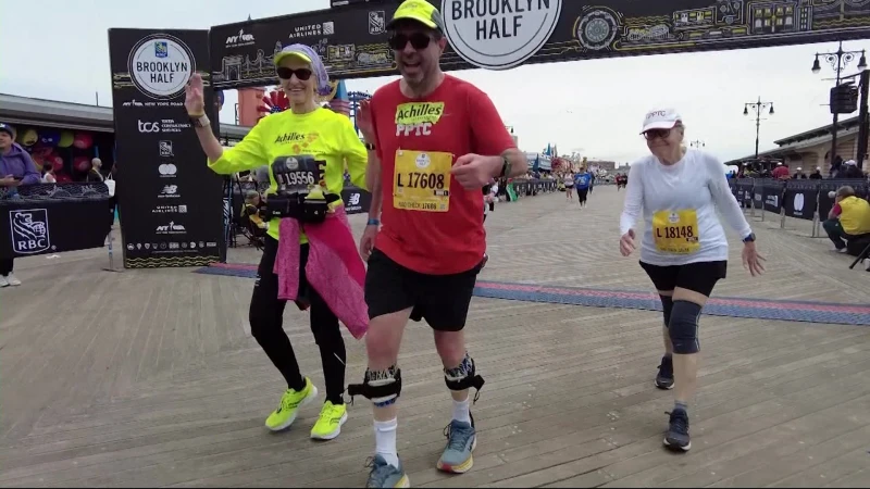 Story image: Born to run: Brooklyn man diagnosed with rare disease is back doing what he loves 