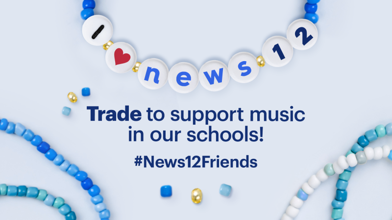 Story image: News 12 Donates Nearly $80,000 to Music Education Through #News12Friends Bracelet Campaign