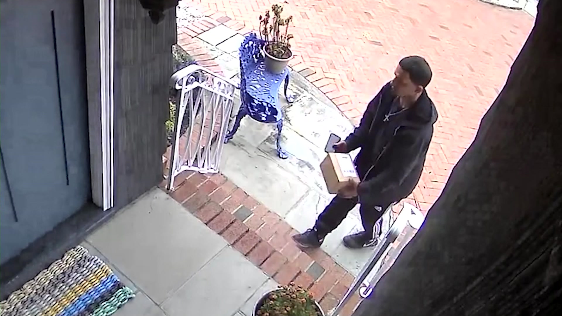 ‘Porch Pirate’ Caught On Camera In Baldwin; Homeowner Says Package ...