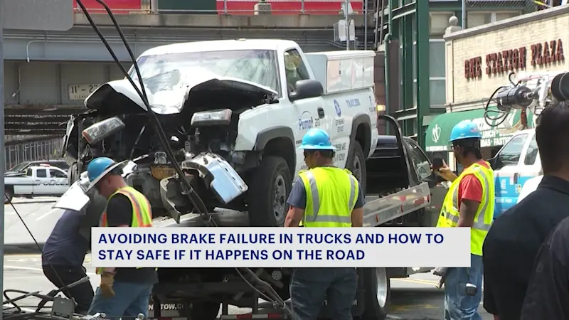 Story image: AAA expert shares advice after multiple truck brake failures