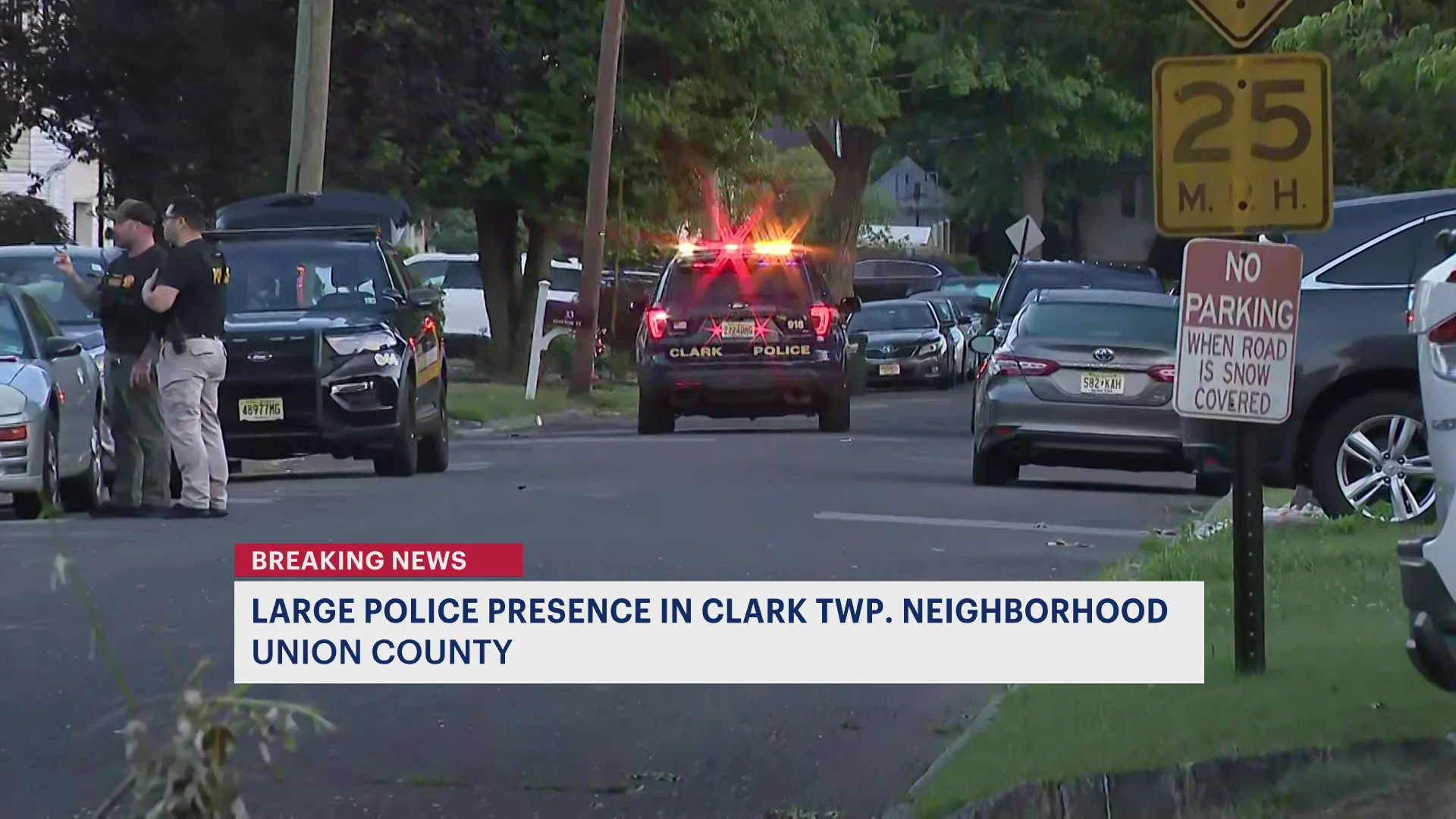 Large police presence descends in Clark neighborhood