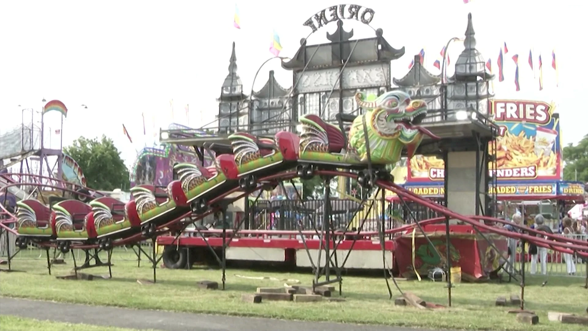 Police: Ride partially goes off track at carnival in Dobbs Ferry 