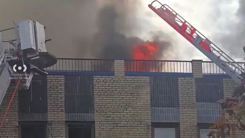 Story image: 4 injured in Claremont 3-alarm fire, including 2 firefighters