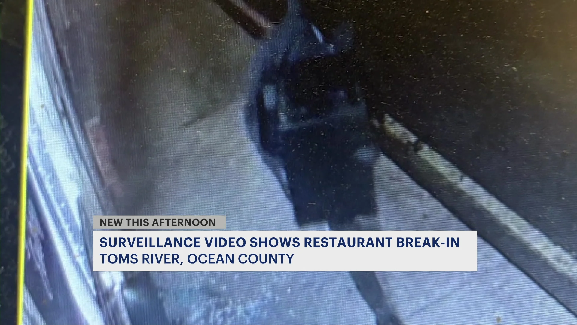Surveillance video shows Breakin Bread Eatery in Toms River break-in
