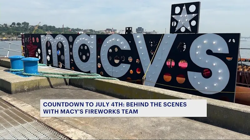 Story image: Fourth of July countdown: Behind the scenes with the Macy's fireworks team
